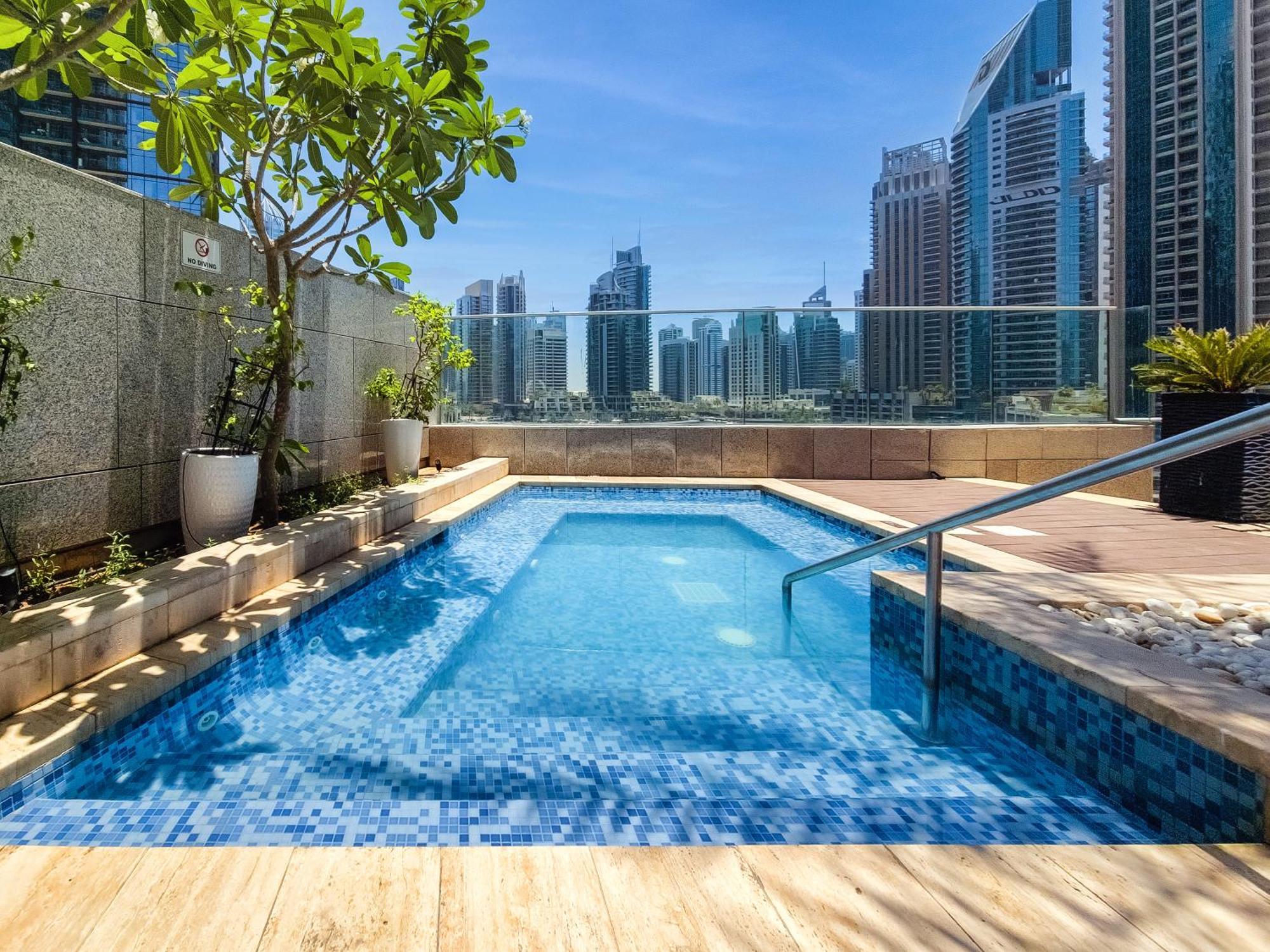 Apartament Ultra Modern 1Bd In Damac Heights Marina Dubaj Zewnętrze zdjęcie
