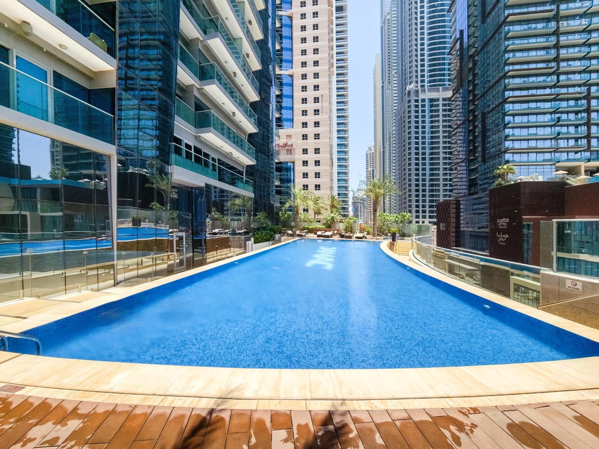 Apartament Ultra Modern 1Bd In Damac Heights Marina Dubaj Zewnętrze zdjęcie