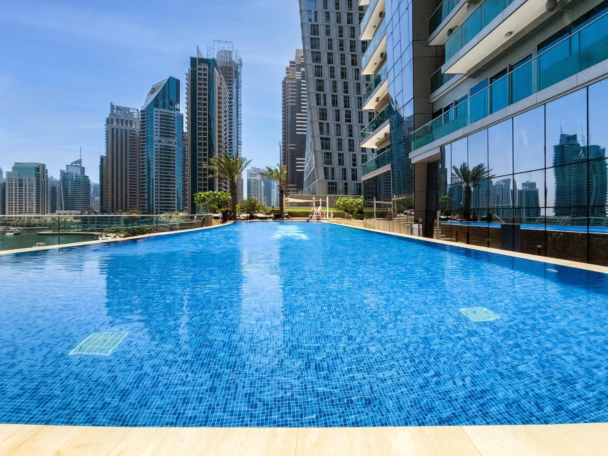 Apartament Ultra Modern 1Bd In Damac Heights Marina Dubaj Zewnętrze zdjęcie
