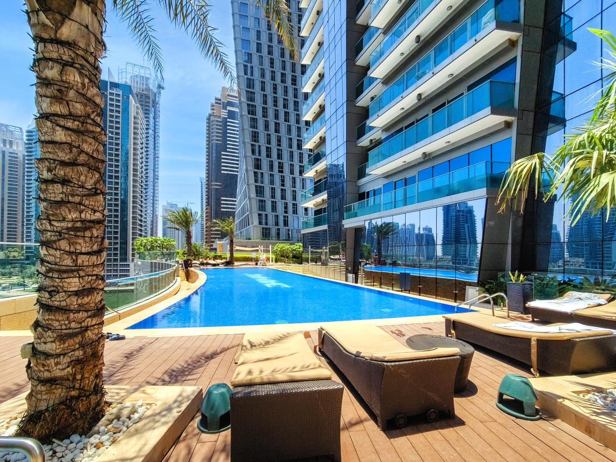 Apartament Ultra Modern 1Bd In Damac Heights Marina Dubaj Zewnętrze zdjęcie